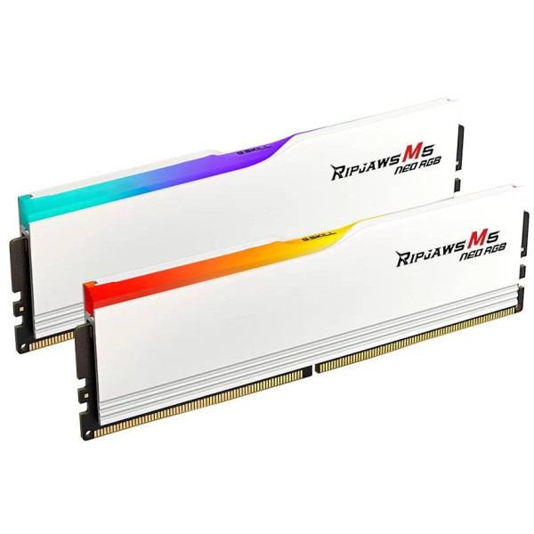 Фото - Память DDR G.Skill Ripjaws M5 Neo RGB White DDR5-6000 32GB (2x16GB) (F5-6000J3038F16GX2-RM5NRW)
