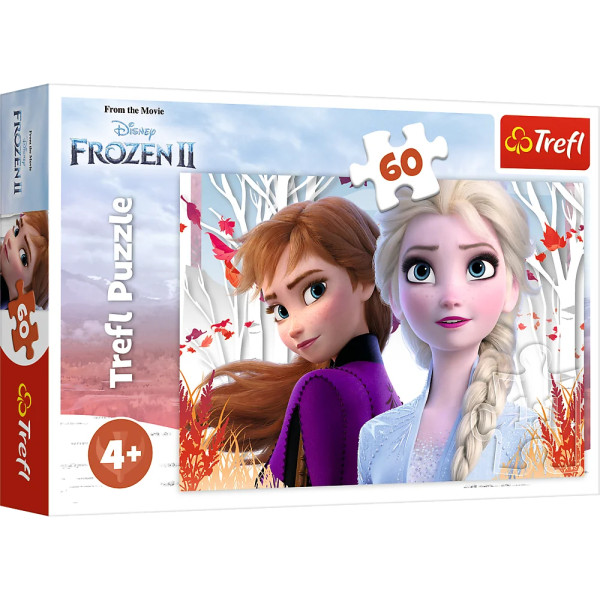 Фото - Пазлы (3-4 года) Trefl Frozen Очарованный мир Анны и Эльзы 60 эл. (73338)