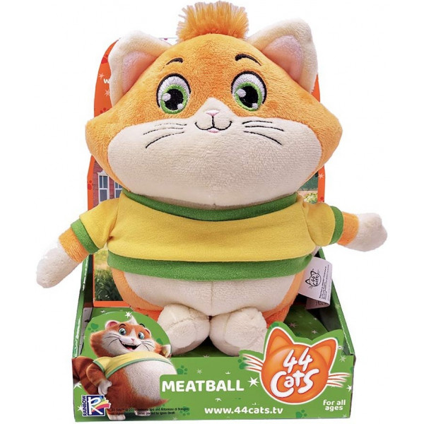 Фото - Мягкая игрушка герой 44 Cats Фрикадель с музыкой 20 см (34244)