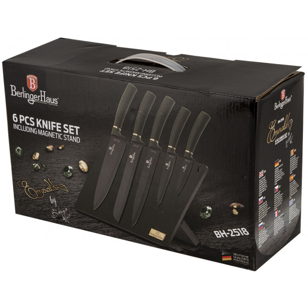 Фото - Набор ножей BerlingerHaus Emerald Collection 6 пр. (BH-2518)