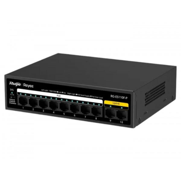 Фото - Коммутатор локальной сети (Switch) Ruijie Reyee RG-ES110F-P