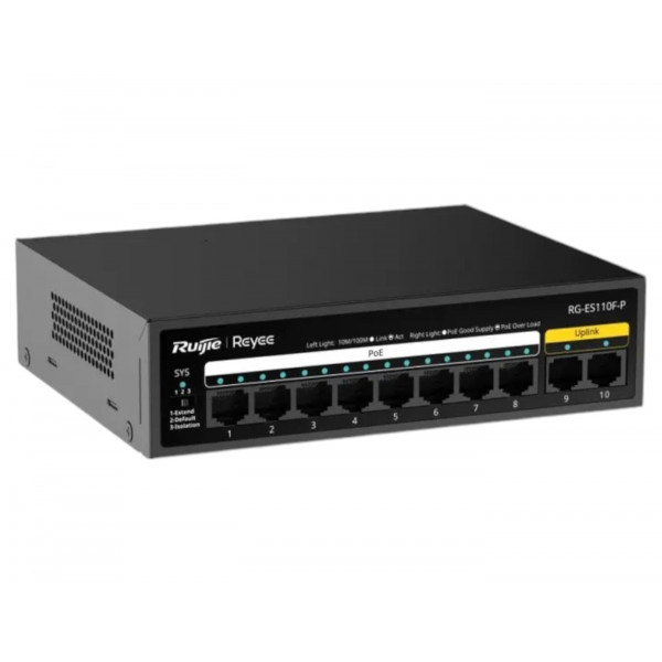 Фото - Коммутатор локальной сети (Switch) Ruijie Reyee RG-ES110F-P
