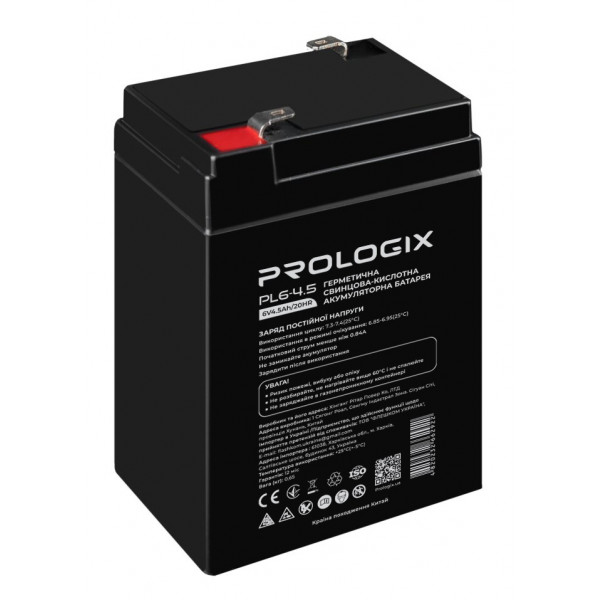 Фото - Аккумулятор для ИБП ProLogix 6V 4,5AH (PL6-4.5) AGM Фото - Аккумулятор для ИБП ProLogix 6V 4,5AH (PL6-4.5) AGM