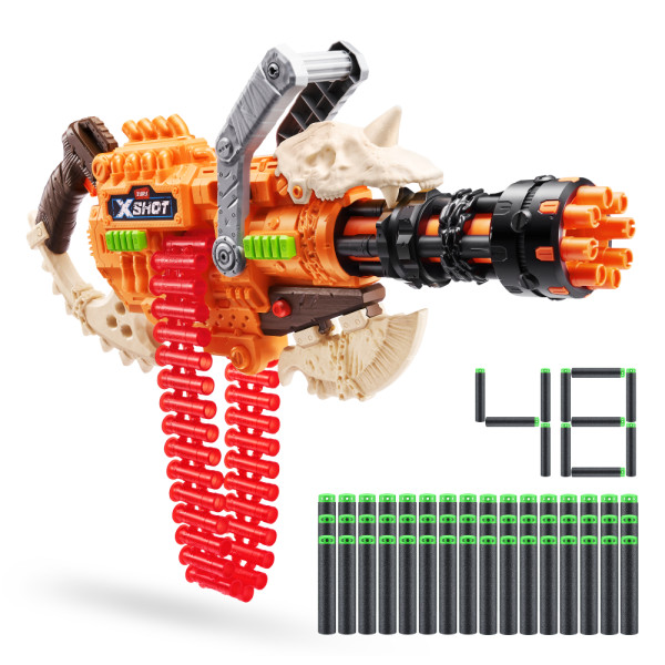 Фото - Бластер многозарядный ZURU X-Shot Insanity Horrorfire Dread Hammer (48 патронов) (36733)