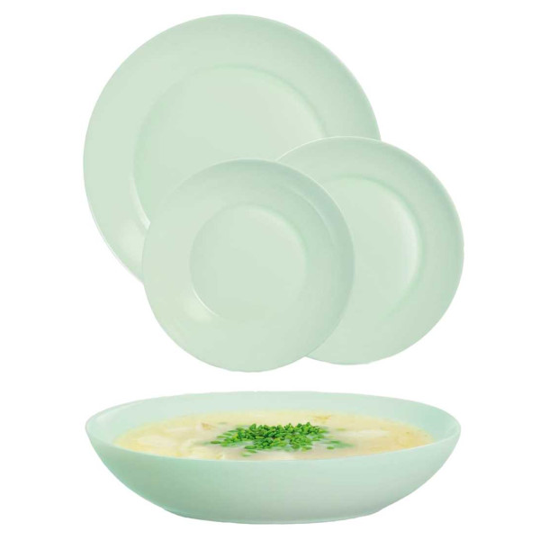 Фото - Столовый сервиз Luminarc APY PARADISE Green 18 пр. (X1162)