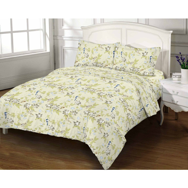 Фото - Комплект постельного белья Zastelli 8239 Нефритовый бязь Gold USA 200х220 см Молочный (16541)