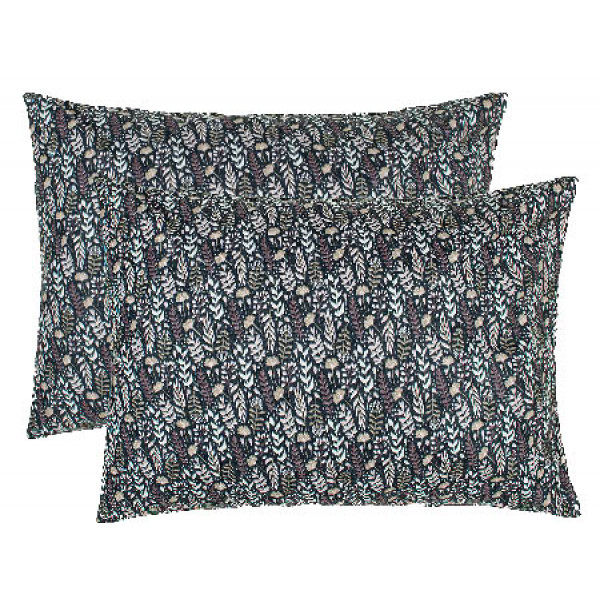Фото - Наволочка Home Line Травяное цветение графит 50х70 см 2 шт. (176878) Фото - Наволочка Home Line Травяное цветение графит 50х70 см 2 шт. (176878)