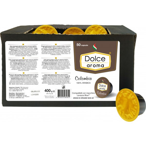 Фото - Кофе в капсулах Dolce Aroma Colombia LB 50 шт.