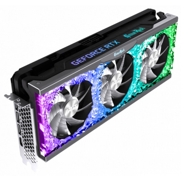 Фото - Видеокарта Palit GeForce RTX 3070 GameRock OC 8GB GDDR6 256bit (NE63070H19P2-1040G)