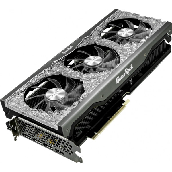 Фото - Видеокарта Palit GeForce RTX 3070 GameRock OC 8GB GDDR6 256bit (NE63070H19P2-1040G)