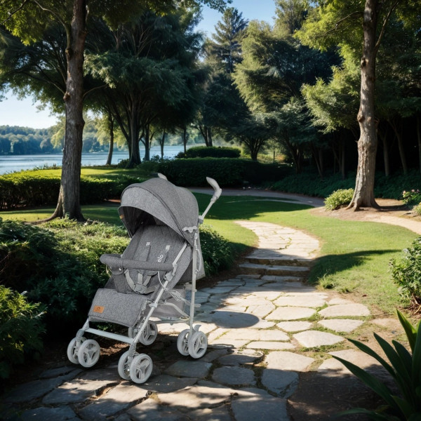 Фото - Коляска прогулочная Lionelo Irma Grey/Dark Grey