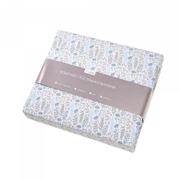 Фото - Комплект постельного белья Home Line Цветения трав голубой (179190)