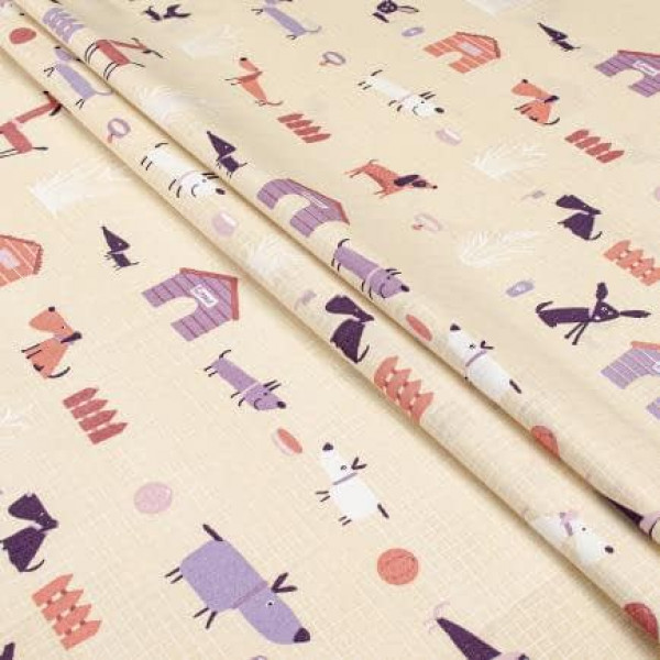 Фото - Комплект постельного белья Home Line Гав-Гав песочный  (179194)