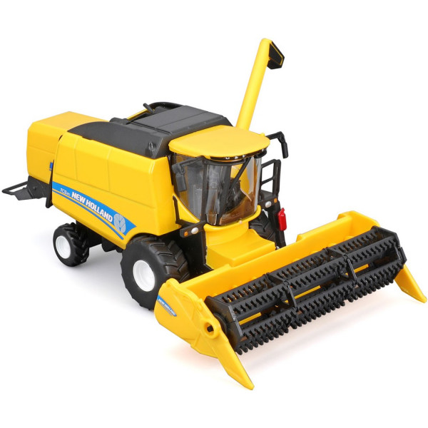 Фото - Наземная спецтехника Bburago Зерноуборочный комбайн New Holland TC5.90 (18-31721)