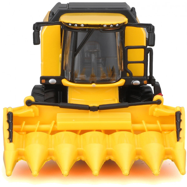 Фото - Наземная спецтехника Bburago Зерноуборочный комбайн New Holland TC5.90 (с кукурузной жаткой) (18-31722)