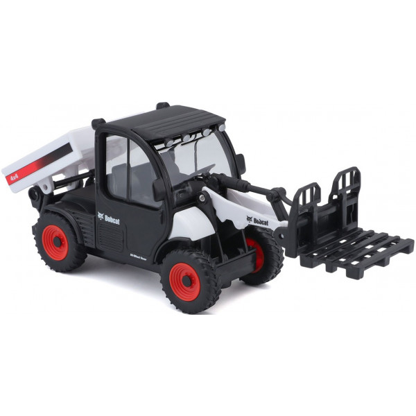 Фото - Наземная строительная техника Bburago ПОГРУЗЧИК BOBCAT TOOLCAT 5600 (10 cm) (18-31806)