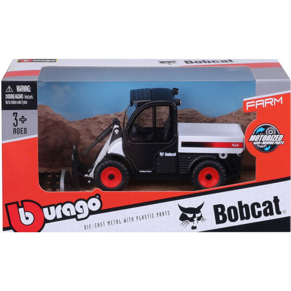Фото - Наземная строительная техника Bburago ПОГРУЗЧИК BOBCAT TOOLCAT 5600 (10 cm) (18-31806)