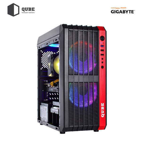 Фото - Системный блок QUBE QB Ryzen 5 3500X RTX 2060 6GB 162 (GBRyzen53500XRTX20606GB162)