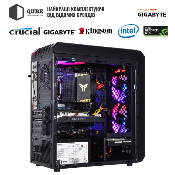 Фото - Системный блок QUBE QB Ryzen 5 3500X RTX 2060 6GB 162 (GBRyzen53500XRTX20606GB162)