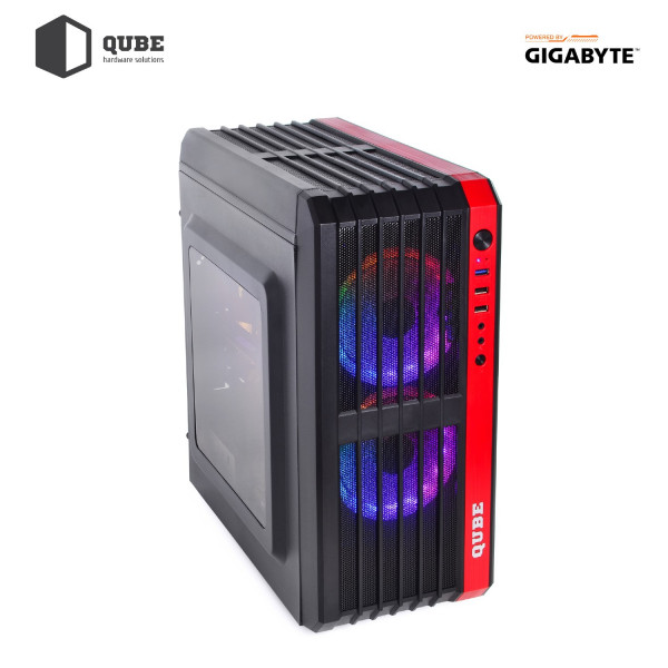Фото - Системный блок QUBE QB Ryzen 5 3500X RTX 2060 6GB 162 (GBRyzen53500XRTX20606GB162)