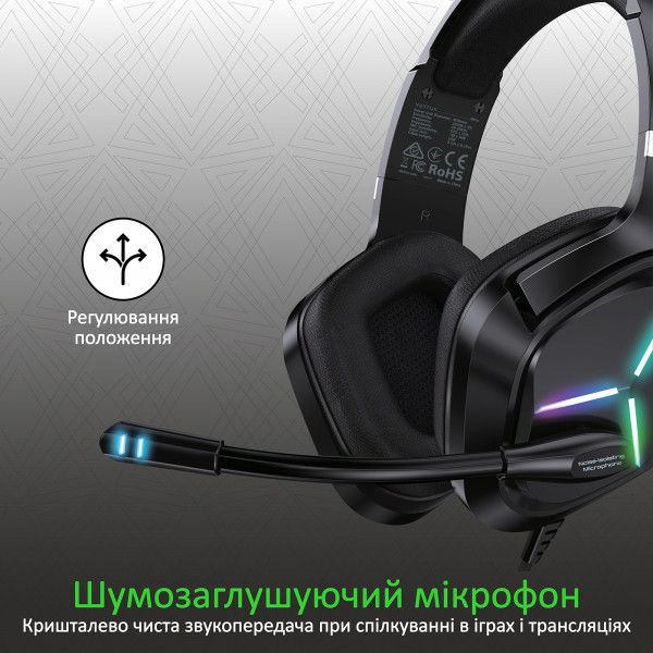 Фото - Гарнитура проводная игровая Vertux Blitz.Black