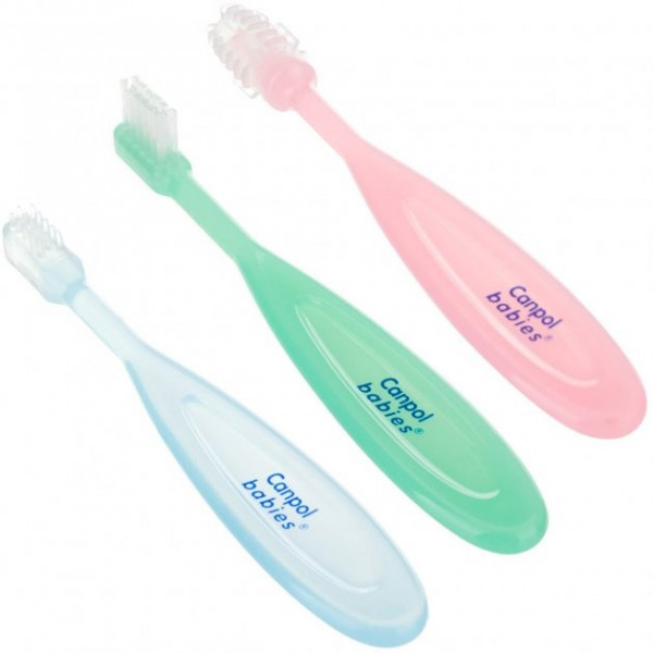Фото - Зубная щетка мануальная детская Canpol babies Набор 3 шт. (2/421)