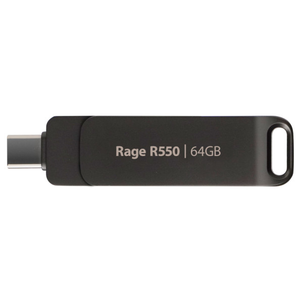 Фото - Флеш USB Patriot R550 64GB USB 3.2 Gen 1 Swing Type-A+C (PE64GR550DSAD)