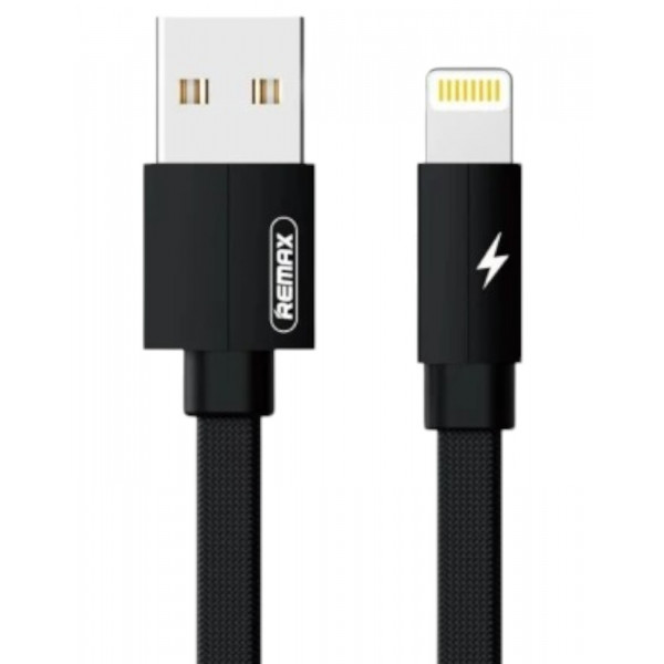 Фото - Кабель синхронизации данных Remax RC-094i Kerolla USB - Lightning (M/M) 2 м Black (6954851284680)
