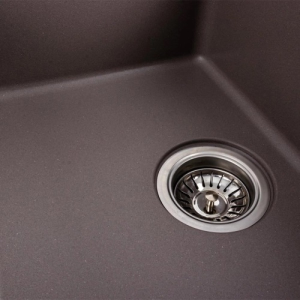 Фото - Мойка кухонная Platinum 6250 ZIRKONE матовая Дюна