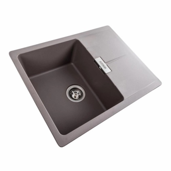 Фото - Мойка кухонная Platinum 6250 ZIRKONE матовая Дюна