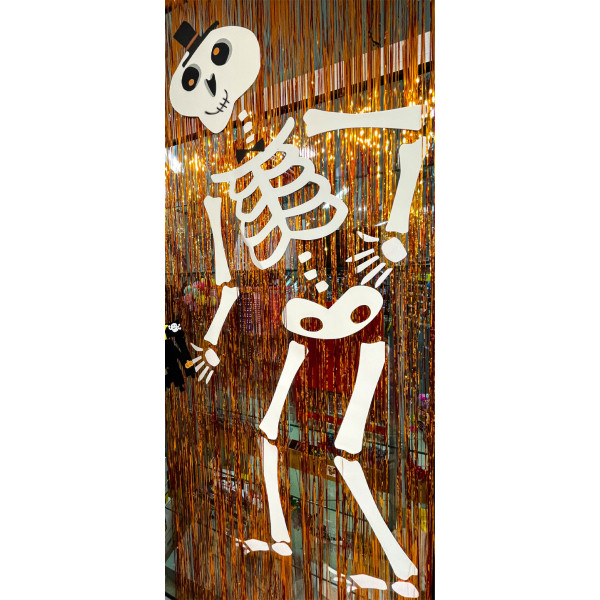 Фото - Мишура Halloween YES! Fun Штора для фотозоны, l-50 см, h-270 см, зол.