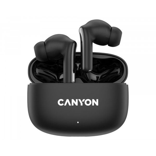 Фото - Наушники вкладыши беспроводные TWS Canyon OnGo 9 Black (CNS-TWS9B)