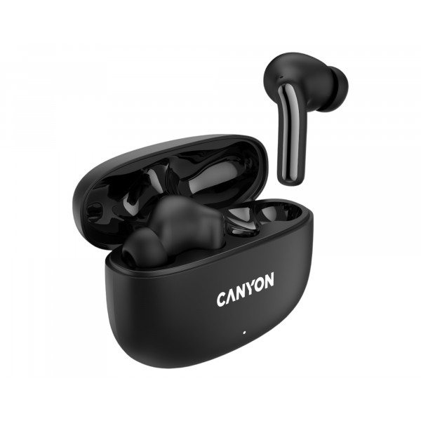 Фото - Наушники вкладыши беспроводные TWS Canyon OnGo 9 Black (CNS-TWS9B)