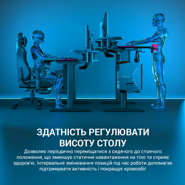 Фото - Стол компьютерный OfficePro ODE119W