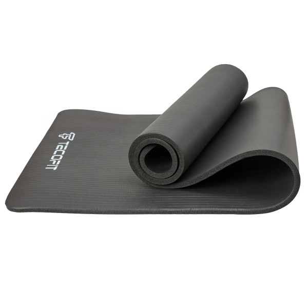 Фото - Коврик для йоги и фитнеса TECOFIT 183х61х1 см NBR Black (TOP20106462/2)