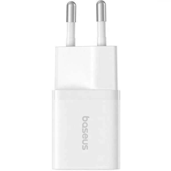 Фото - Сетевое зарядное устройство Baseus GaN5 Fast Charger (mini) 1C 25W EU Moon White (P10110909213-00)