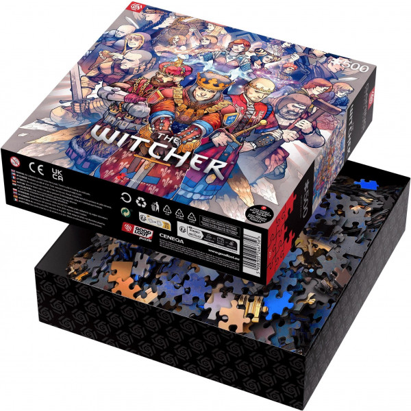 Фото - Пазлы картонные (8+) Good Loot The Witcher Northern Realms 500 шт. (5908305246756)