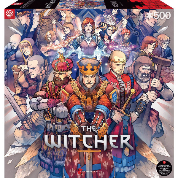 Фото - Пазлы картонные (8+) Good Loot The Witcher Northern Realms 500 шт. (5908305246756)
