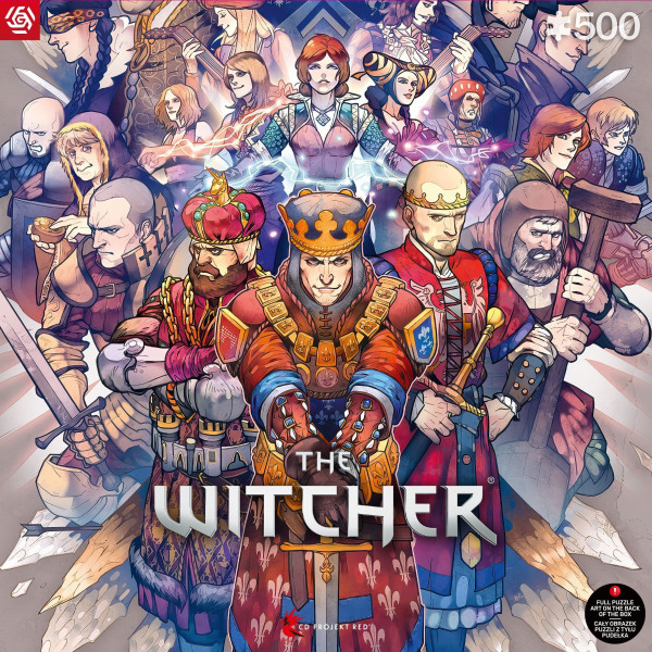 Фото - Пазлы картонные (8+) Good Loot The Witcher Northern Realms 500 шт. (5908305246756)