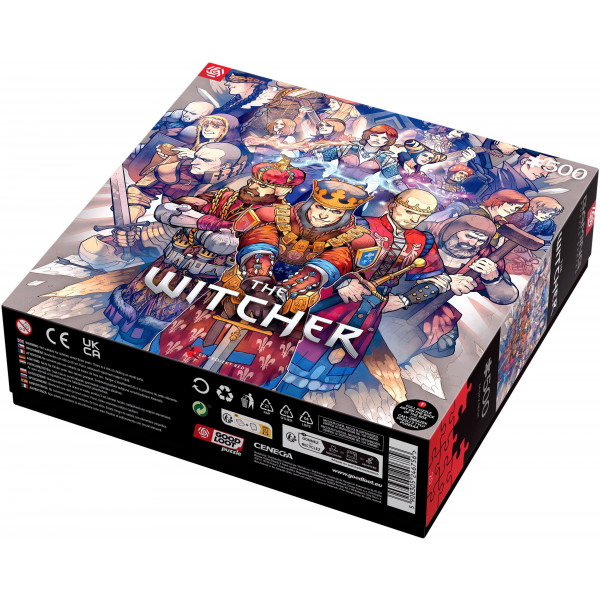 Фото - Пазлы картонные (8+) Good Loot The Witcher Northern Realms 500 шт. (5908305246756)