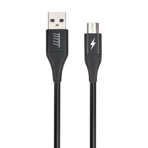 Фото - Кабель синхронизации данных Profit QY-84 Micro USB 1m 3A Black (000001480)