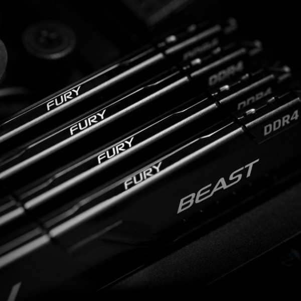 Фото - Память DDR Kingston 16GB/2666 Fury Beast Black (KF426C16BB1/16)