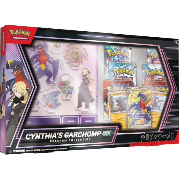 Фото - Настольная игра (5-7 лет) Pokemon Cynthia's Garchomp ex - Premiun Collection (196214109247)
