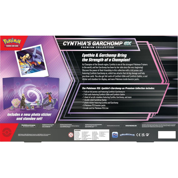 Фото - Настольная игра (5-7 лет) Pokemon Cynthia's Garchomp ex - Premiun Collection (196214109247)