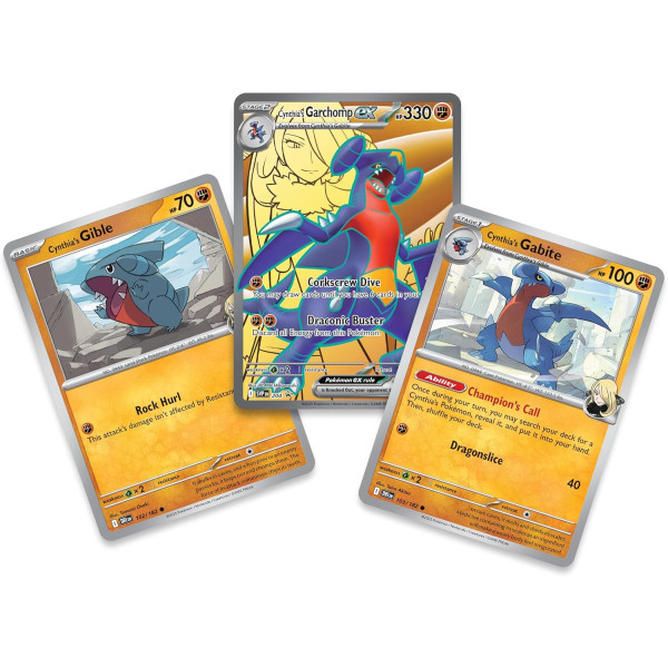 Фото - Настольная игра (5-7 лет) Pokemon Cynthia's Garchomp ex - Premiun Collection (196214109247)