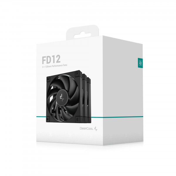 Фото - Корпусный вентилятор Deepcool FD12-3 IN 1 (R-FD12-BKNPN3-G)