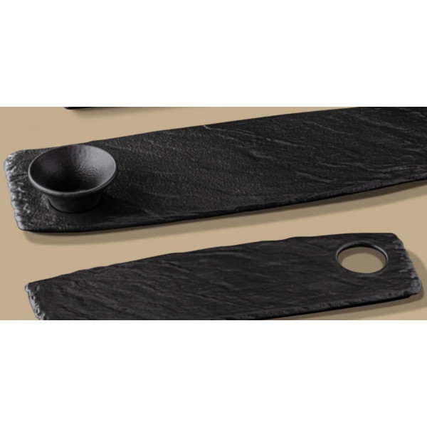 Фото - Блюдо Wilmax Slatestone Black 32.5х10 см (WL-661132 / A)