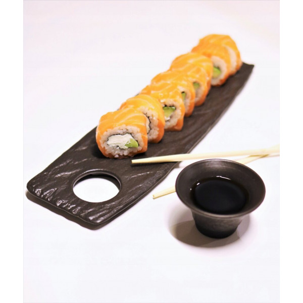 Фото - Блюдо Wilmax Slatestone Black 32.5х10 см (WL-661132 / A)