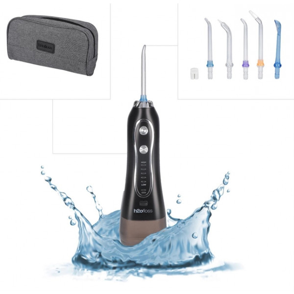 Фото - Ирригатор H2OFloss Travel Kit HF-6 Black