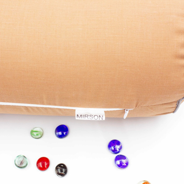 Фото - Подушка валик MirSon №8110 Naturale Line 15-1511 Federica EcoSilk 100х16 см (2200006248040)